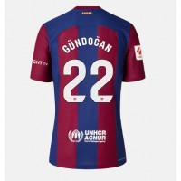 Ženski Nogometni dresi Barcelona Ilkay Gundogan #22 Domači 2023-24 Kratek Rokav